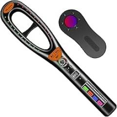 Hidden Camera Detector, Bug Signal Detector, GPS Tracker Finder, RF Listening Device Scanner, High Sensitivity, Portable Security Tool for Travel, Hotel, Home & Office