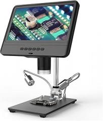 Microscope Electronics Microscope kit 8.5 Inch LCD Digital Microscopes for Adults 5X-1200X Coin Magnifier with Lights Microscopes