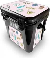 MightySkins Skin Compatible with Yeti Roadie 24 Hard Cooler - VSCO Girl | Protective Viny wrap | Easy to Apply and Change Style | Made in The USA
