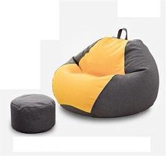 Lazy Couch Bean Bag Tatami Lazy Chair Small Bedroom Balcony Ground Single Small Sofa(100 * 120CM)