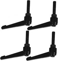 4pcs Adjustable Clamping Handle Lightweight Aluminum Alloy Quick Release Lever for Machinery Furniture and Electronics Robust Locking Mechanism for Secure Grip