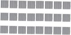 VILLCASE 2sets Pcs Aluminum Heatsink Cooling Pad Ic Chip Cooler with Strong Adhesive Efficient Heat Dissipation for Electronic Devices Lightweight Radiator for Optimal Performance 24pcs*2