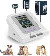 Veterinary Electronic Sphygmomanom, Digital Veterinary Blood Pressure Monitor, Blood Pressure Kit with 3 Cuffs