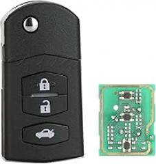 Key Nochip | Folding Remote Key Car Starter 3 Button 433Mhz 4D63 Chip for 2/3/5/6/Mx5/Cx7 (Ske126-01) New 2026 High for Reliable Electronic Component, Precision, Stable Performance