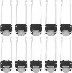 Generic 20pcs Micro Push Button Switch - Mini 2 Pin Momentary Tactile Button Switch for Breadboard and Surface Mount - for Electronics Prototyping and Panel Use