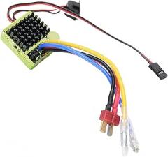 Keenso RC Brush ESC Proof 1/10 RC Car Boat, 540 550 750 Electronic Engine Speed Controller, Project, Sturdy Aluminum Alloy Material, Easy Installation for Hobbyists