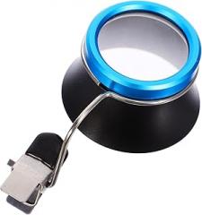 VILLCASE Magnifying Visor with Clip Hands Jeweler Loupe for Watch Repair Adjustable Angle Portable Eye Loupe for Electronics Jewelry Craft Precision Work