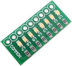 Pinkish Purple8-bit Port Test Lamp Indicator Red/Green/Blue/Pink/Purple/Yellow 11 Kinds of Color for STM32 Stc 51 Avr Pic Easy to Use New 2025 High Reliable Electronic Component