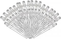 3mm Red Green 3pin LED Diode Lights Clear Round Transparent 20mA Super Bright Lighting Bulb Lamps Electronics Components Light Emitting Diodes 100Pcs,Aicosineg