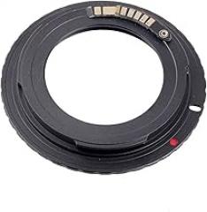 Electronic Chip 10 AF Confirm M42 Mount Lens Adapter for Canon EOS 7DII 6DII 200D 1300D 700D 800D 77D 80D 5Ds R 5DIII 5DIV 1DXII Excellent(Black_M42-MOUNT)