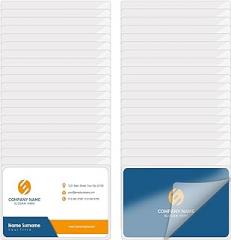 100Pcs 3x5 Index Card Laminating Pouches File Card Laminating Pouches 5 Mil Heat Sealing Laminating Pouches,Luggage Tag Laminating Pouches for Work Permits Pass Cards Student ID Cards