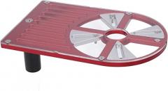 Trimming Machine Base Plate, Aluminum Alloy Trimming Machine Lift Table Adjustable Workbench Base for 65 to 132mm Diameter Trimmer