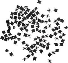 100pcs Tactile Momentary Push Button Replacement for Electronic Devices Tact for Circuit Boards and Household Appliances