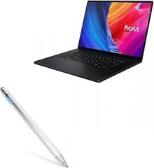 BoxWave Stylus Pen Compatible with ASUS ProArt P16 (H7606) - AccuPoint Active Stylus, Electronic Stylus with Ultra Fine Tip - Metallic Silver