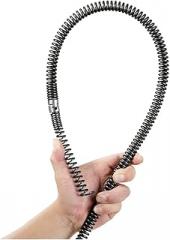 Drain Cleaning Cable 66 FT x 5/8 Inch, Sectional Drain Auger with 7 Cutters for 0.8-3.9