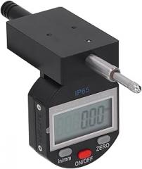 Electronic Digital Dial Indicator, 0 to 10mm Vertical Type Digital Dial Indicator Gage Gauge, Electronic Dial Indicator for Automotive Glass Inspection