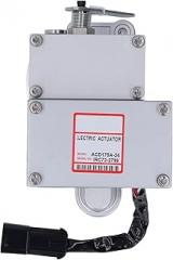 Yoidesu 24V DC Generator Actuator, External Aluminum Universal Electromagnetic Electronic Throttle Control Actuator Generator Engine Controller, High Accuracy and Easy Installation