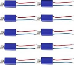 10Pcs Micro Vibration Motor 4x11mm 3V Suitable for Small Electronic Devices Wearable Devices Communication Equipment