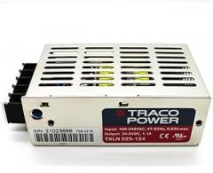 TXLN 025-124, Power Supply, AC-DC, Enclosed, 26W, 24V, 1.1A, Input: 88 ~ 264 VAC 125 ~ 375 VDC