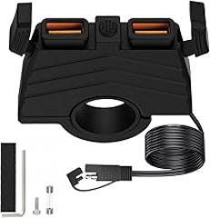 Motorbike Phone Power Hub - Waterproof Bike Power Adapter, Handlebar Mobile Charger | 3.0 Fast Charging Waterproof Adapter for Electronic Dogs Handlebar Tank Fork