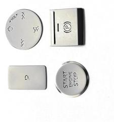 Handbrake Button Bezel Trim for A3 2021 Car Center Console Engine Start Buttons Sequins Decoration Electronic Handbrake Switch Trim Accessories