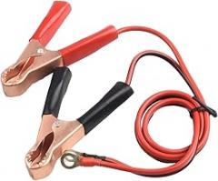 Battery Clip Wire 0.25 Inch/6.3mm Ring Terminal - Direct Connection Short Circuit Protection, for Car Battery Electronic Devices for Automotive Household Industrial Equipment