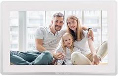 Heayzoki 15.6 Inch Wall Planner Digital Calendar with Touchscreen, 32GB WiFi Electronic Photo Frames for Family Schedules, Wall Desk Mountable Family Planner, APP Access (US Plug)