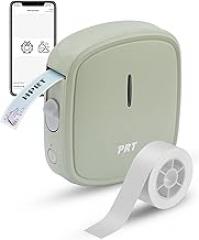 HPRT Wireless Portable Bluetooth Label Maker Machine with Built-in Cutter and Multiple Templates, Thermal Sticker Small Labeler for Organizing Office Home (Green)