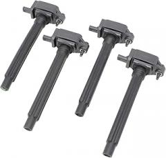 AIP Electronics Set of 4 Ignition Coils Compatible with 2013-2020 Chrysler 200 Fiat 500X Jeep Cherokee Compass Renegade Dodge Dart Ram ProMaster City 2.4L 0221504037 68242286AA 68080580AB OEM Fit