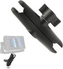 Double Socket Swivel Arm Compatible with RAM, Arkon, iBolt - Marine Electronic Mount Replacement Accessories, Fit for B Size 1