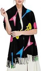 Womens Winter Shawl Wrap with Tassels, Soft Warm Scarves Long Blanket for Winter Fall