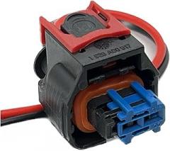 2 Pin 2.8Series Fuel Injector Wiring Harness Car Electronic Connector with Cable 1928A00517 1928405521(1 Pc), 2Pin Female