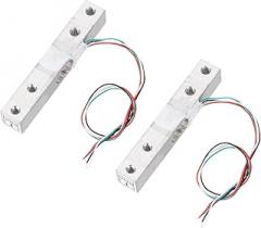MECCANIXITY 2PCS Digital Load Cell Weight Sensor 20KG Pressure Load Cell Weighting Sensor High Precision Miniature for DIY Portable Electronic Kitchen Scale Kit