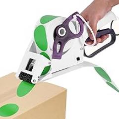 Manual Label Applicator, Handheld Barcode Sticker Gun, Label Width 18-35mm, for Round Square Flat Bottle, for Warehouses, Supermarkets