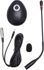 Gooseneck Cnser Phone, Desktop Cardioid Phone with Gooseneck, XLR fec Meeting Conference, Multifunctional Mic with