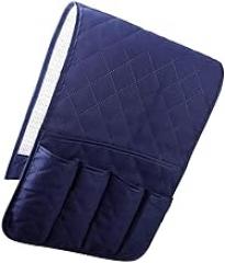 Blue Multipocket Armrest Storage Bag Spill Proof Fabric Sofa Organizers Quick Setups Space Management Tool For Electronics Books Living Room Organizers