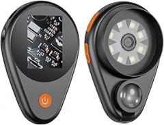 FTVOGUE 500x Magnification Microscope, Portable Electronic Microscope with 8 LED Lights, 2in Color Screen, Suitable for Wins XP, 7, 8, 10, 11 and OS X 11.0 or Higher (Black)