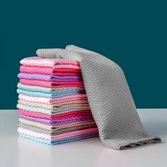 5 Pcs Glass Cleaning Cloths - Window Cleaning Towel Streak Free Lint Free Great for All Delicate Surface Glasses Stainless Steel Windshield