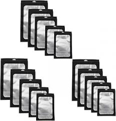 PRETYZOOM 50pcs Colorful Self-Sealing Storage Pouches Frosted Aluminum Foil Bags for Electronic Accessories and Jewelry Resealable Seal Bags