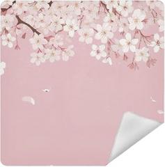 Cherry Blossom Flower Camera Protective Wrap, Anti-scratch Lens Protector Wrapper, Magic Self-Adhesive Cloth for Cameras/DSLR/Laptop/Electronic Accessories, S