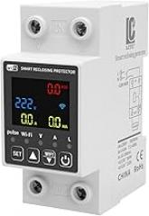 WiFi Smart RCD Breaker, Ground Fault Circuit Interrupter with Remote App Control, Leakage/Overload Protection 10-100ma