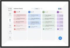 Dpofirs 10.1 Inch Smart Digital Calendar, Chore Chart, Meal Planner, Electronic Calendar Chore Chart for Family MonthlyWeeklyDaily Planner, HD Touchscreen
