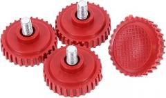 4pcs Foot Stands for Electronic Weighing Scale Durable Plastic Construction with Anti-Slip Pads for Stability Easy Installation for Digital Kitchen Weight Scales