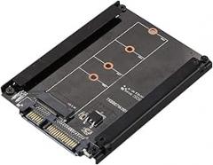 M.2 NGFF SSD to 2.5 SATA 22Pin 6Gbps/s Expansion Adapter Card with Enclosure Socket M2 NGFF Adapter