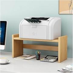 Printer Stand Printer Stand Shelf Small Storage Rack Multi-Layer Storage Rack Office Desk Double-Layer Copy Rack Desktop Bracket Printer Shelves (Size : 45x20x18cm)