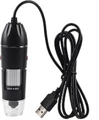 500X USB Handheld Electronic Microscope for Laptop, Computer, with LED Light, Focusing Adjustment, Holder Platform, Suitable for Industrial PCB Checking, Jewelry Appraisal,