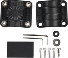 Essential Fishing Gears 0 Degree Poles Mount Fishfinder Transducer Marine Electronics Mount for LVS32 Placement Ice Fishing Transducer Bracket