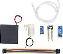 DIY Electronic Watering Kit, 5V Automatic Watering Irrigation System Module Soilmoisture Sensor Pump Automatic Irrigation Module DIY Kit for Garden Plant Flower Watering