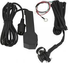 Winch Remote Controller, 12V Plastic Hand‑Held Winch Control Switch with 9ft Cable Electric Manual Waterproof for ATV UTV