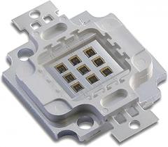 1Pcs 940nm 10W IR High Power LED Chip Infrared COB Module Light Emitter Diode Component for Infrared Transmitter (IR 940-945nm/DC 4-4.5V/1050mA/42mil chip)